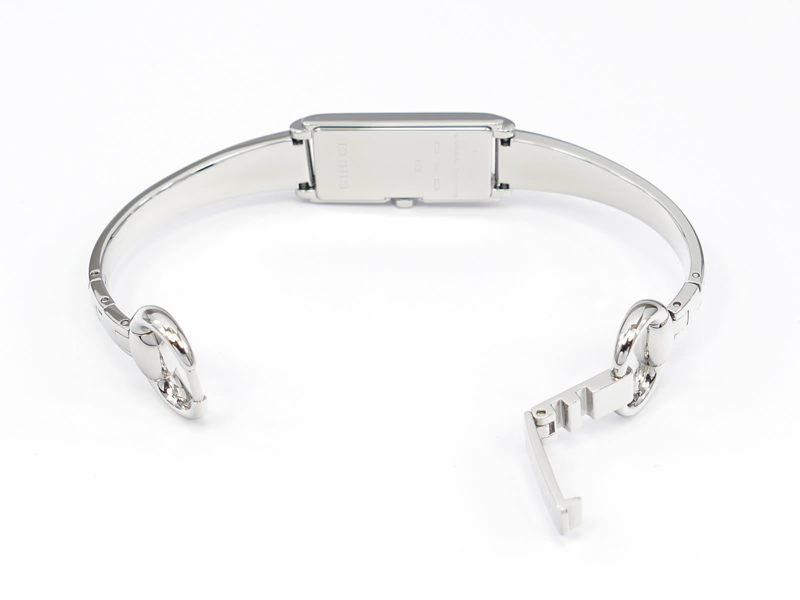 Gucci G-Line 109 Stainless Steel two piece bangle