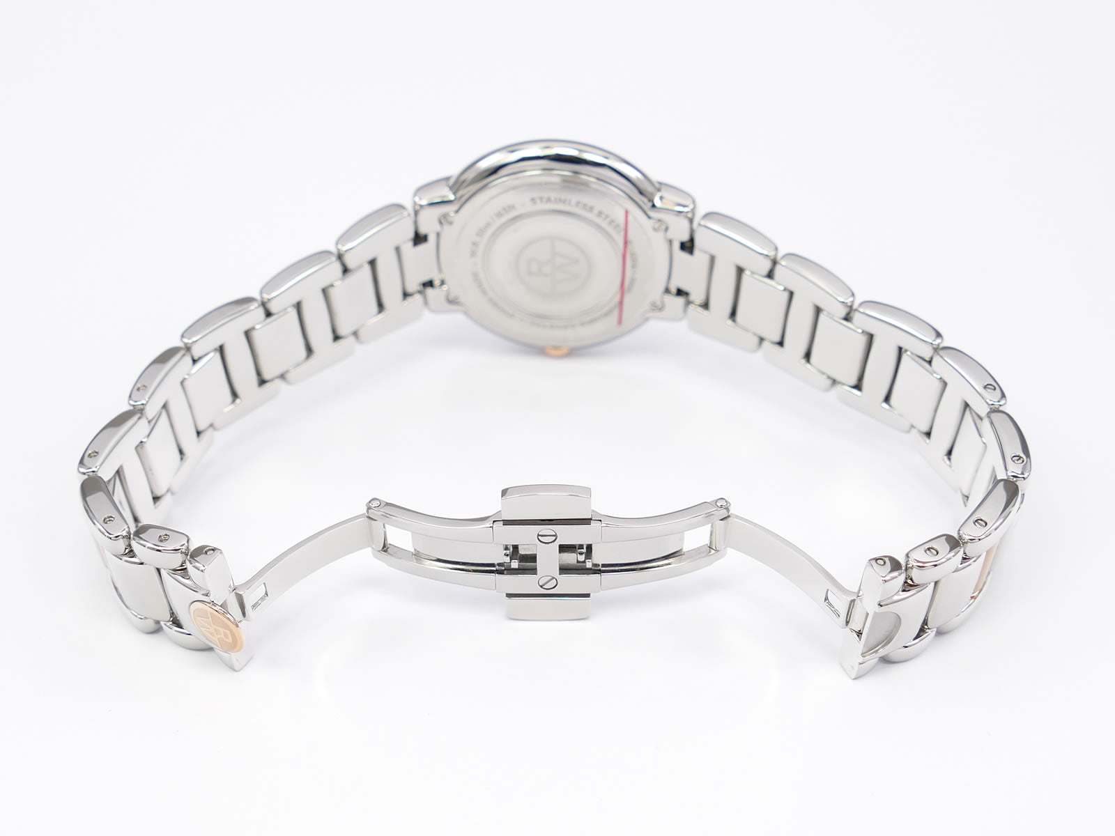 Raymond Weil Jasmine 5235 stainless steel bi folding clasp