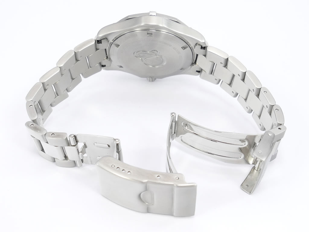 TAG Heuer Aquaracer Blue Dial WAF1113.BA0801 Quartz 39mm Sapphire Crystal Date