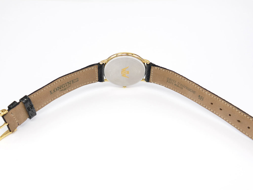 Longines La Grande Classique two piece Ostrich Leather strap