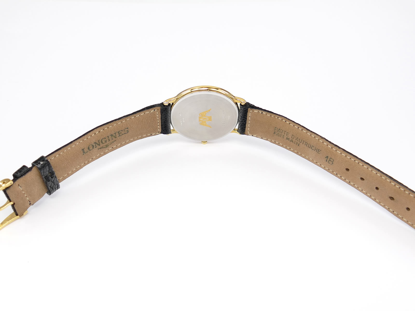 Longines La Grande Classique two piece Ostrich Leather strap