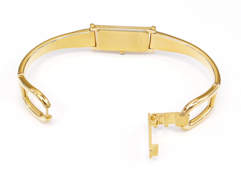 Gucci 1500L 18k Gold Plated bangle clip