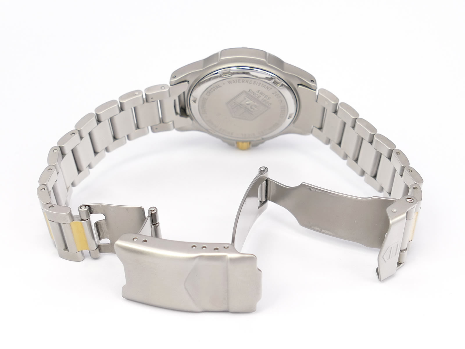 TAG Heuer 4000 WF1220-K0 bi folding clasp with wet suit expansion