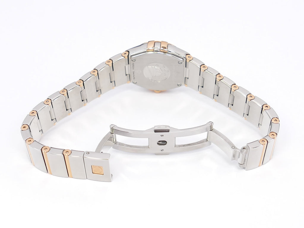 Omega Constellation 123.20.24.60.55.003 bi folding stainless steel clasp