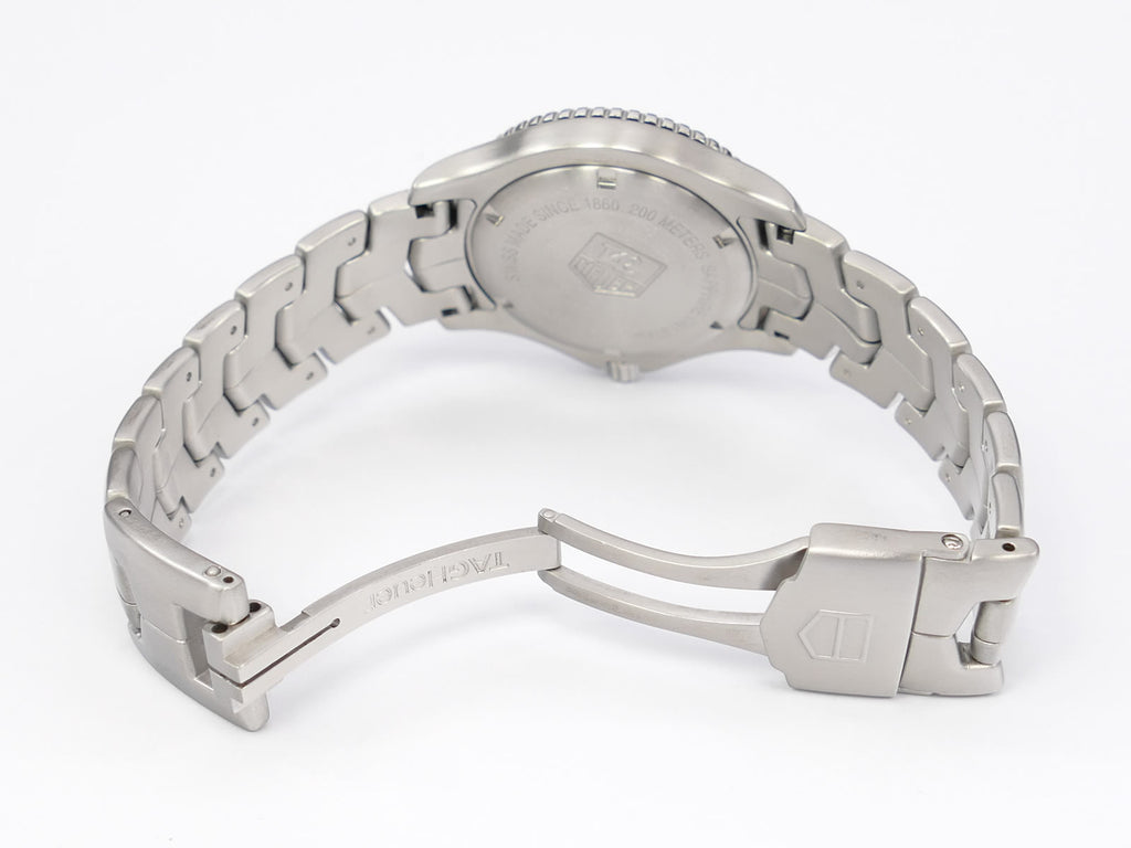 TAG Heuer Link WJ1111 stainless steel folding clasp