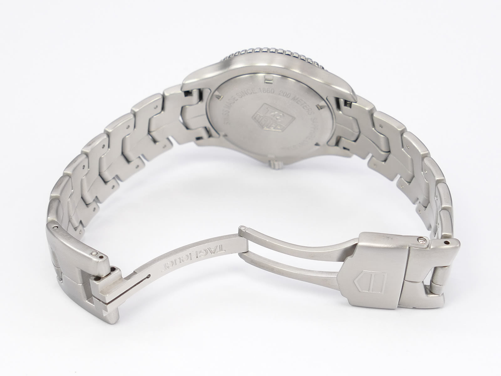 TAG Heuer Link WJ1111 stainless steel folding clasp
