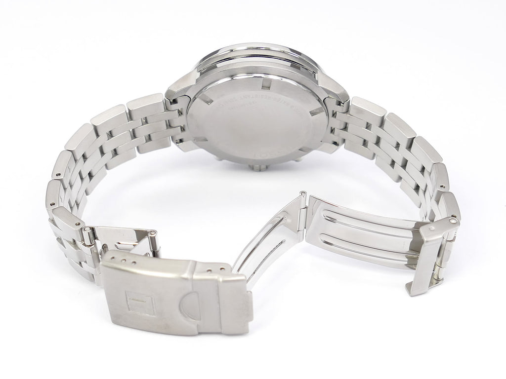 Tissot T-Sport PRC200 T055417A stainless steel folding clasp with wet suit expansion