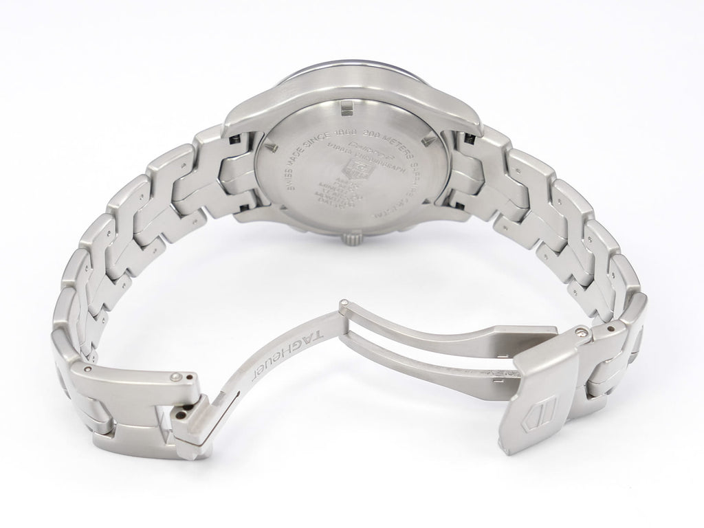 TAG Heuer Link Calibre S CJF7110 stainless steel folding clasp