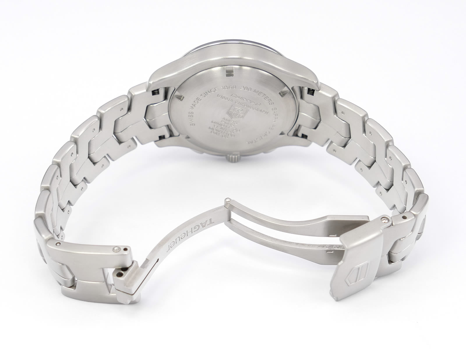 TAG Heuer Link Calibre S CJF7110 stainless steel folding clasp