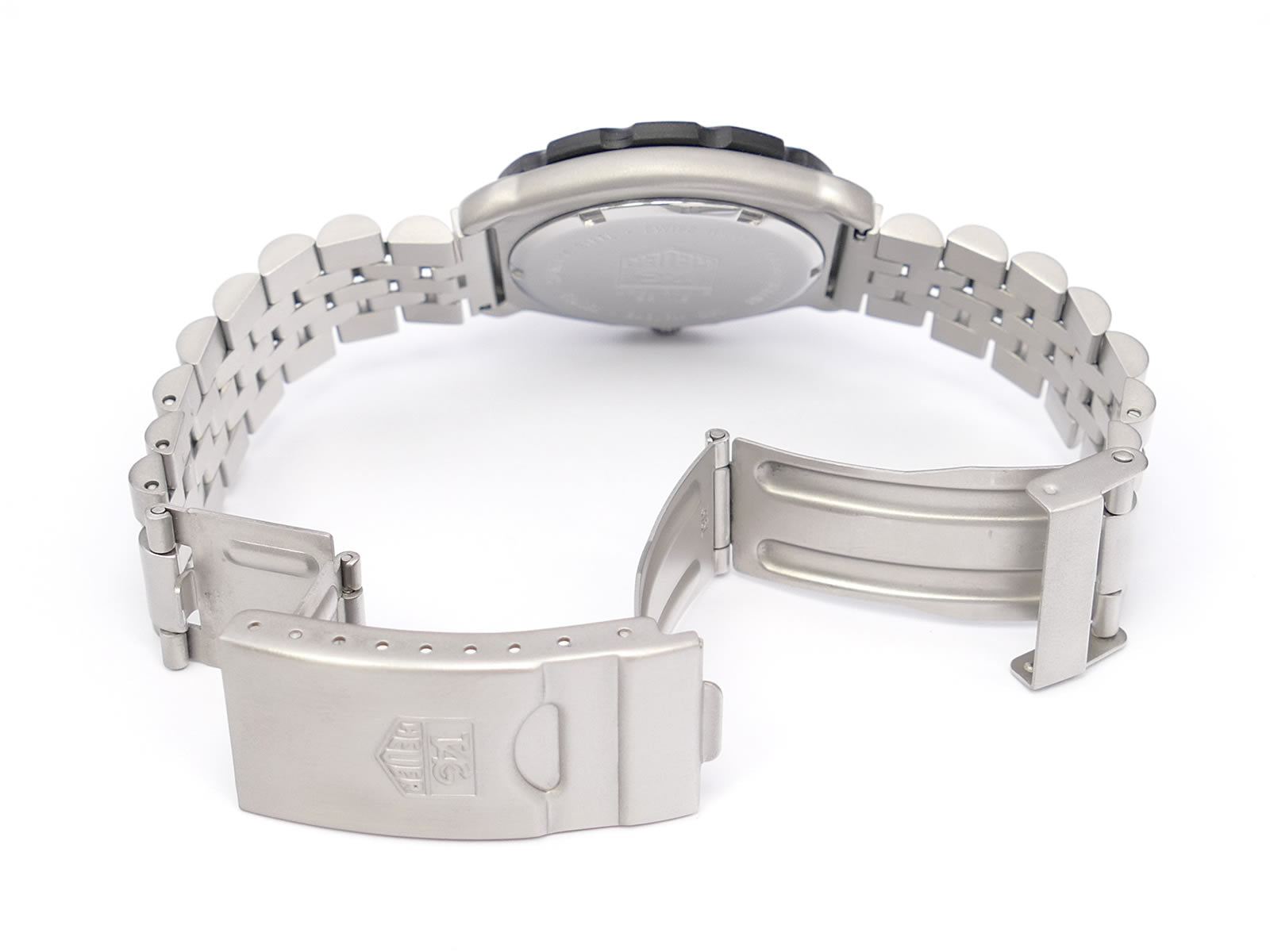 TAG Heuer Formula 1 374.513 stainless steel folding clasp with wet suit expansion