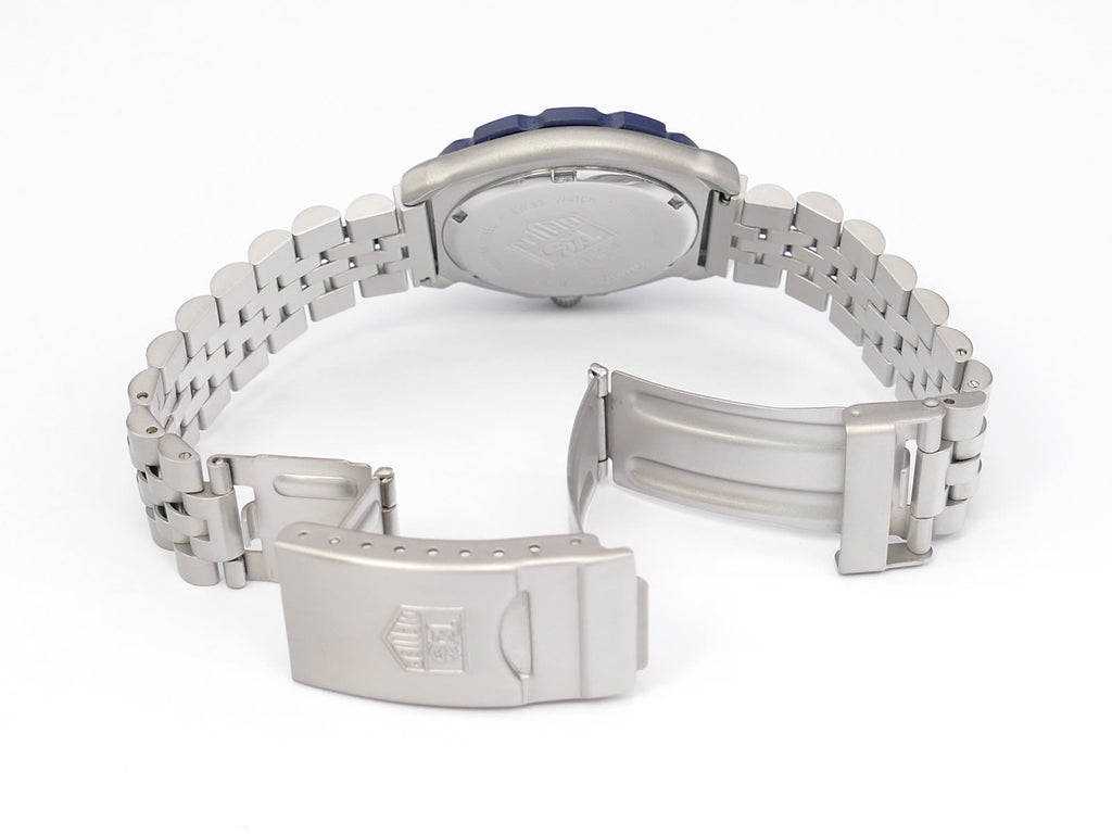 TAG Heuer Formula 1 370.513 stainless steel folding clasp with wet suit expansion