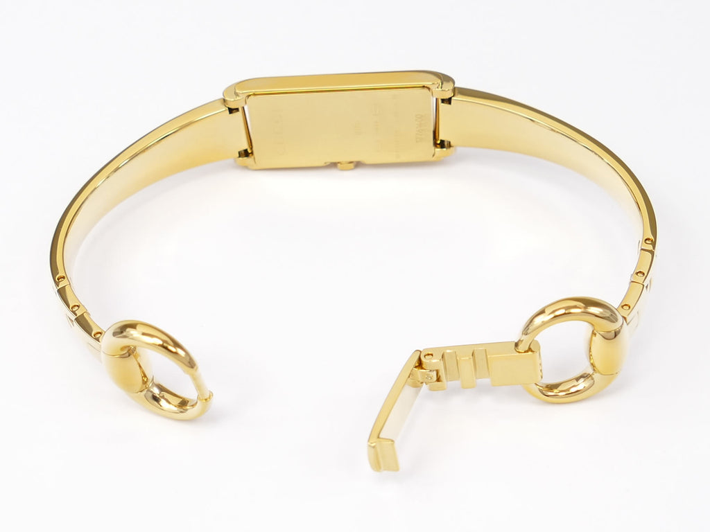 Gucci G-Line 109 18k Gold plated bangle clip