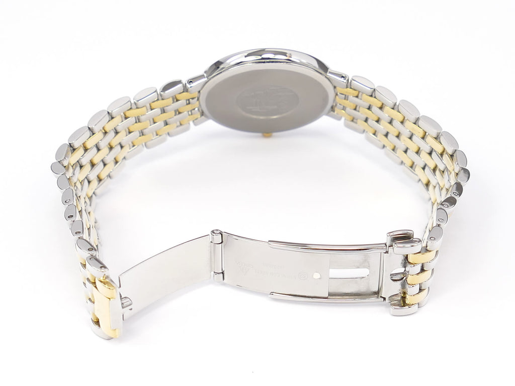 Omega De Ville stainless steel slide and fold clasp