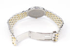Omega De Ville stainless steel slide and fold clasp