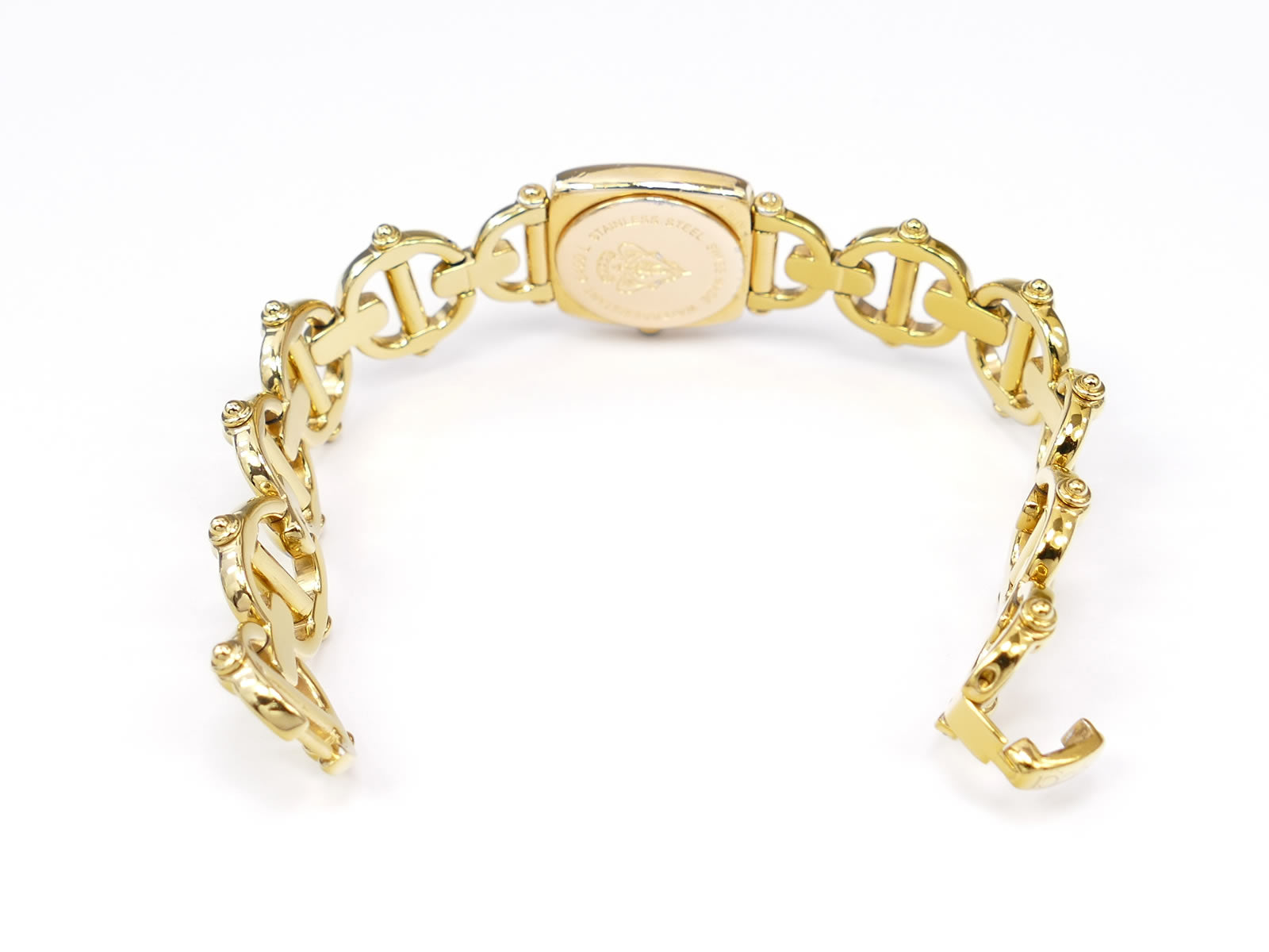 Gucci 6400L White Mother of Pearl Dial with 18k Gold Plated Case