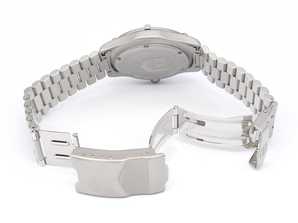 TAG Heuer 2000 962.206-2 folding stainless steel clasp with wet suit expansion