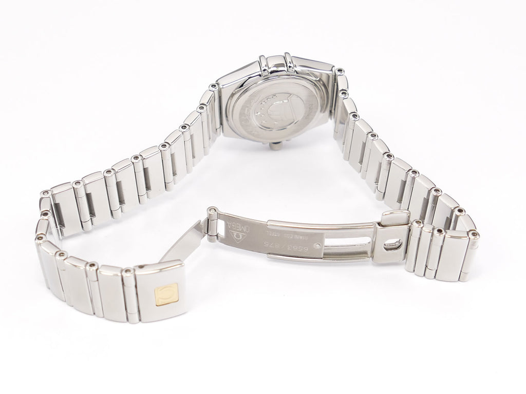 Omega Constellation 1566.86.00 stainless steel slide and fold clasp