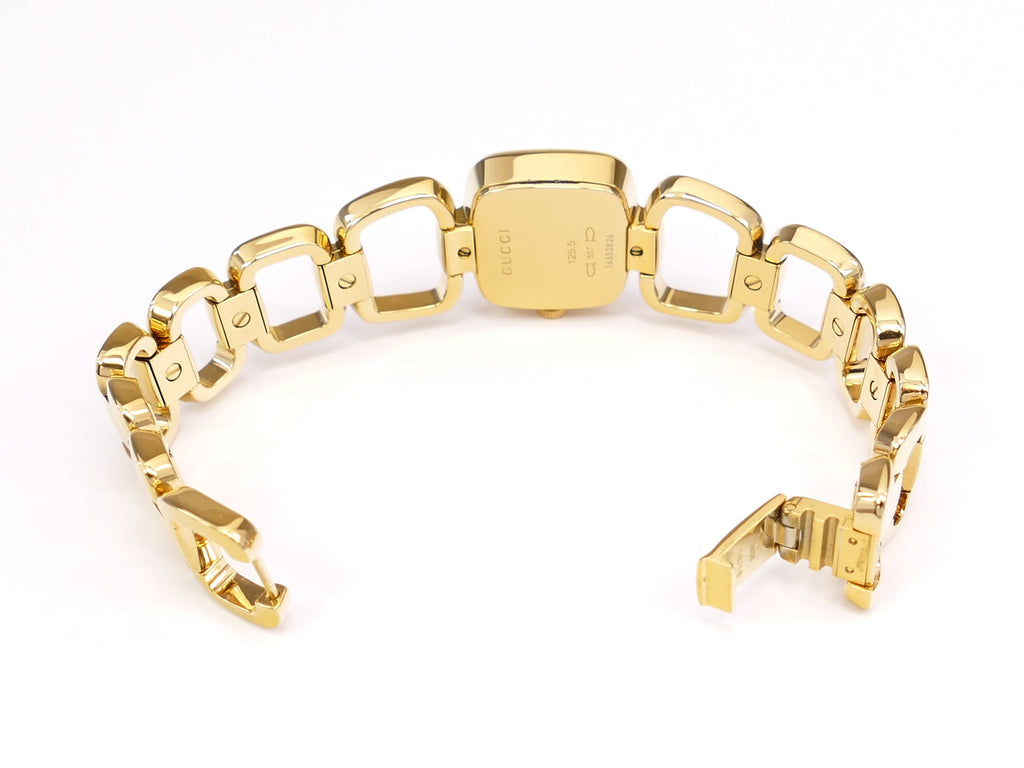 Gucci G Gold PVD bracelet clip YA125513