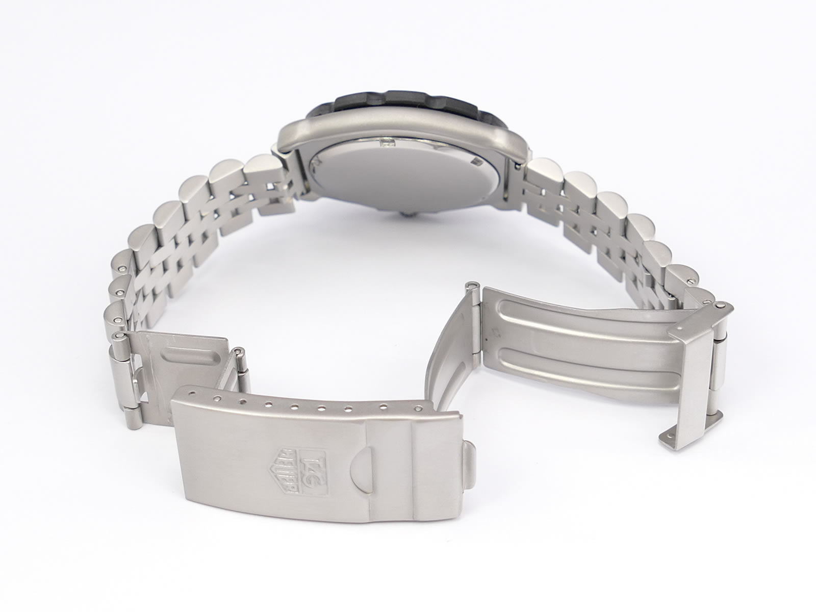 TAG Heuer Formula 1 374.513 stainless steel folding clasp with wet suit expansion