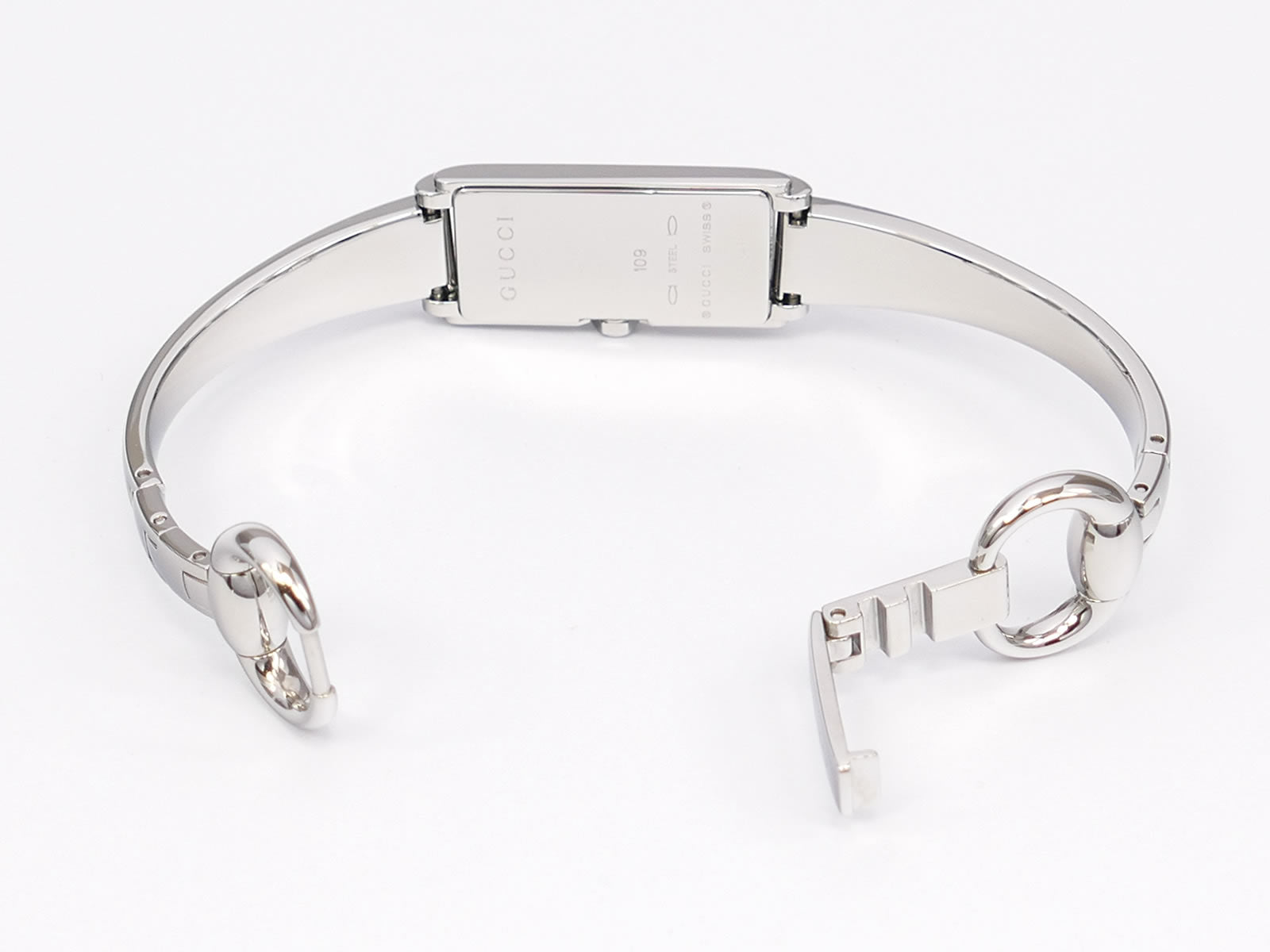 Gucci G-Line 109 Stainless Steel Bangle clip