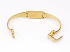 Gucci G-Line 109 18k Gold Bangle clip