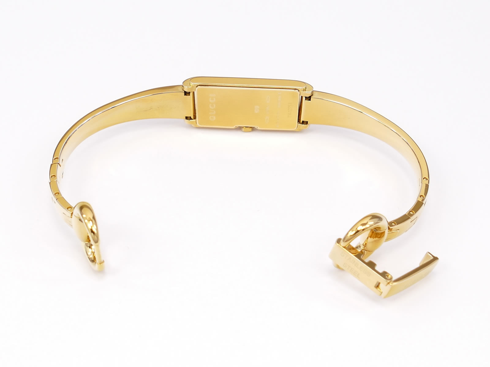 Gucci G-Line 109 18k Gold Bangle clip