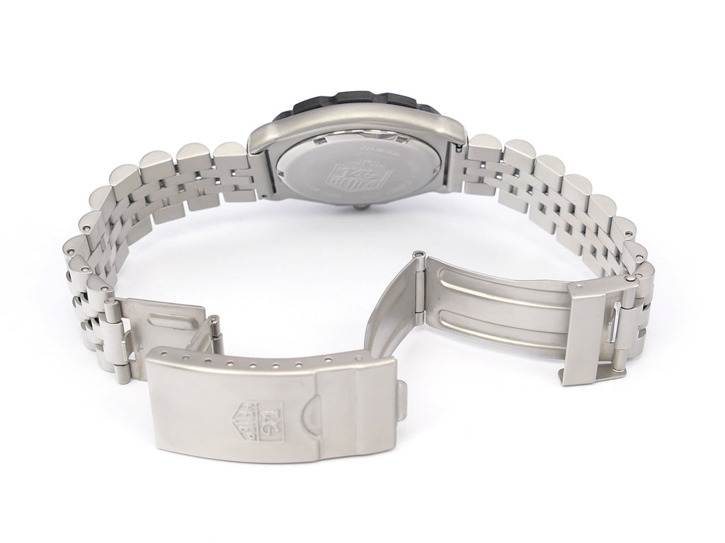 TAG Heuer Formula 1 375.513 stainless steel folding clasp with wet suit expansion