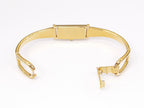 Gucci 1500L 18k Gold Plated bangle clip