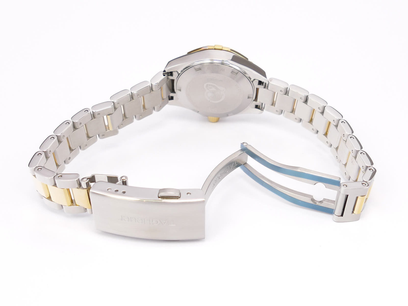 TAG Heuer Aquaracer WBD1420 stainless steel folding clasp with wet suit expansion