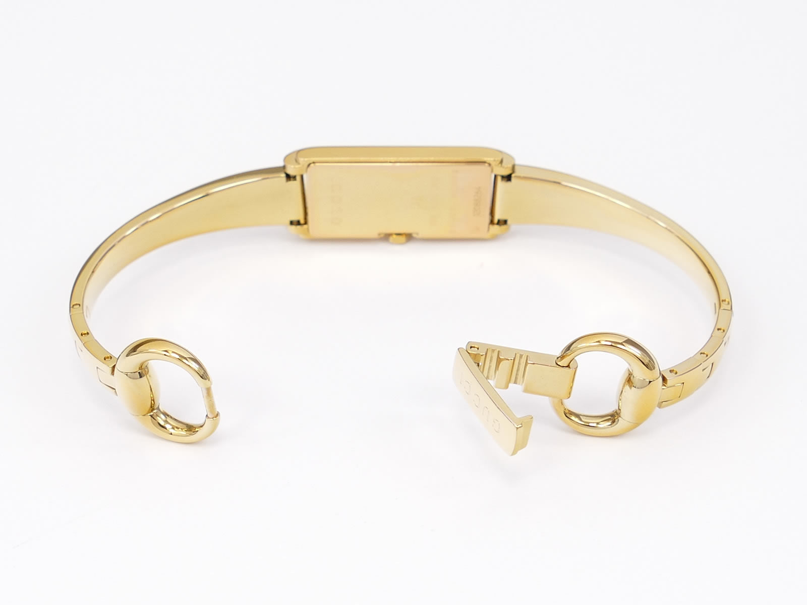 Gucci G-Line 109 18k Gold Plated bangle clip