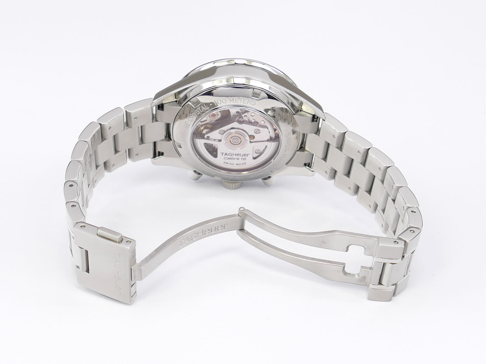 TAG Heuer Carrera CV2014.BA0794 stainless steel folding clasp
