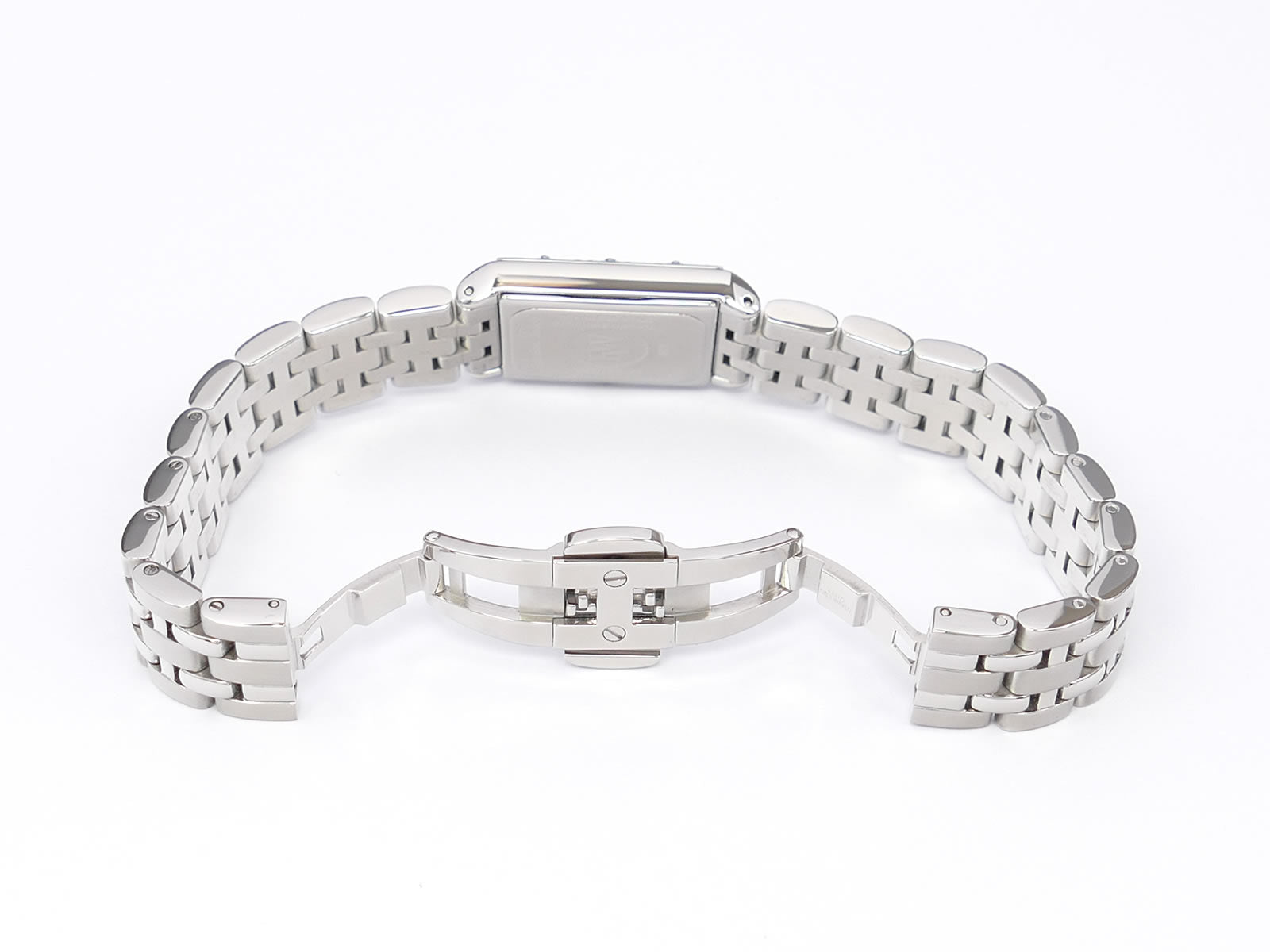 Raymond Weil Tango 5971 stainless steel bi folding clasp
