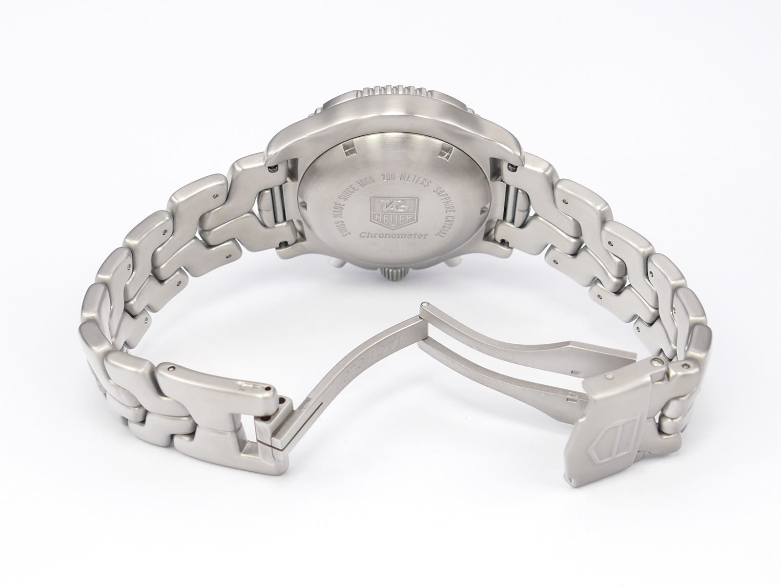 TAG Heuer Link CT5110.BA0550 stainless steel folding clasp