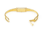 Gucci 1500L 18k Gold Plated bangle