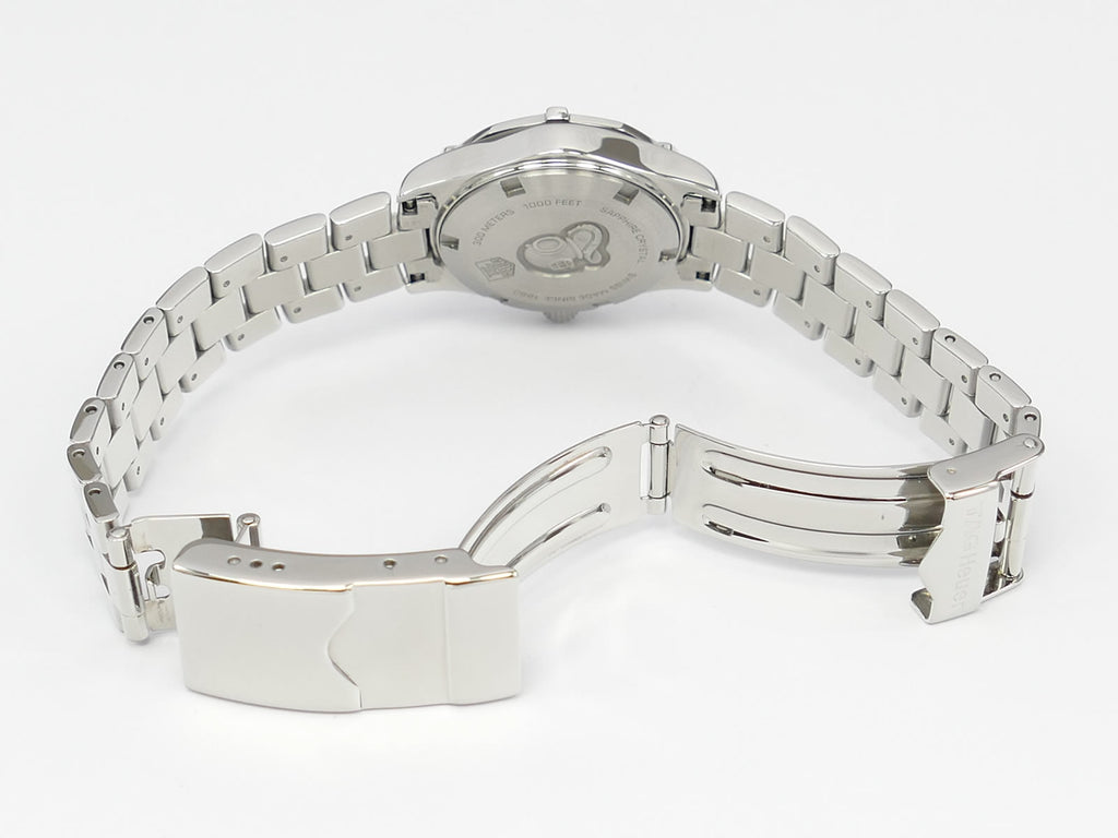 TAG Heuer Aquaracer WAF1415.BA0813 stainless steel folding clasp with wet suit expansion