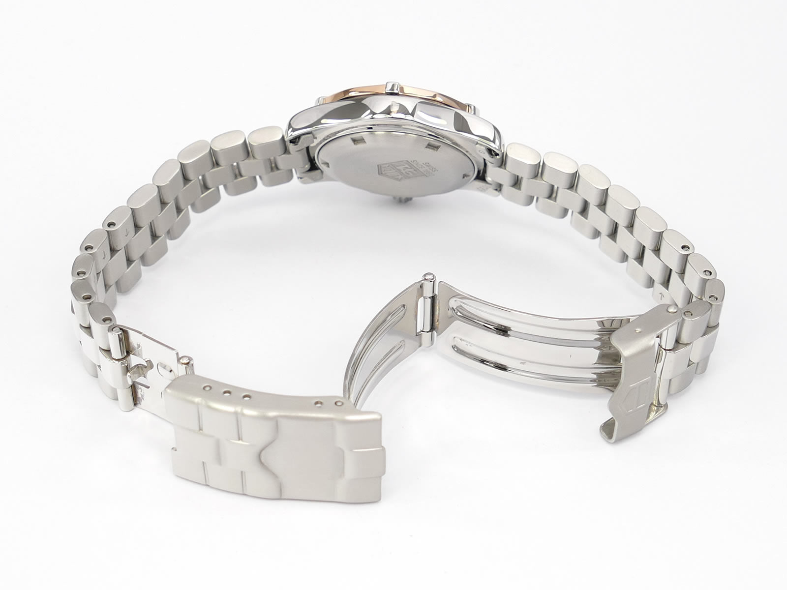 TAG Heuer 2000 Exclusive WN1350 stainless steel folding clasp with wet suit expansion