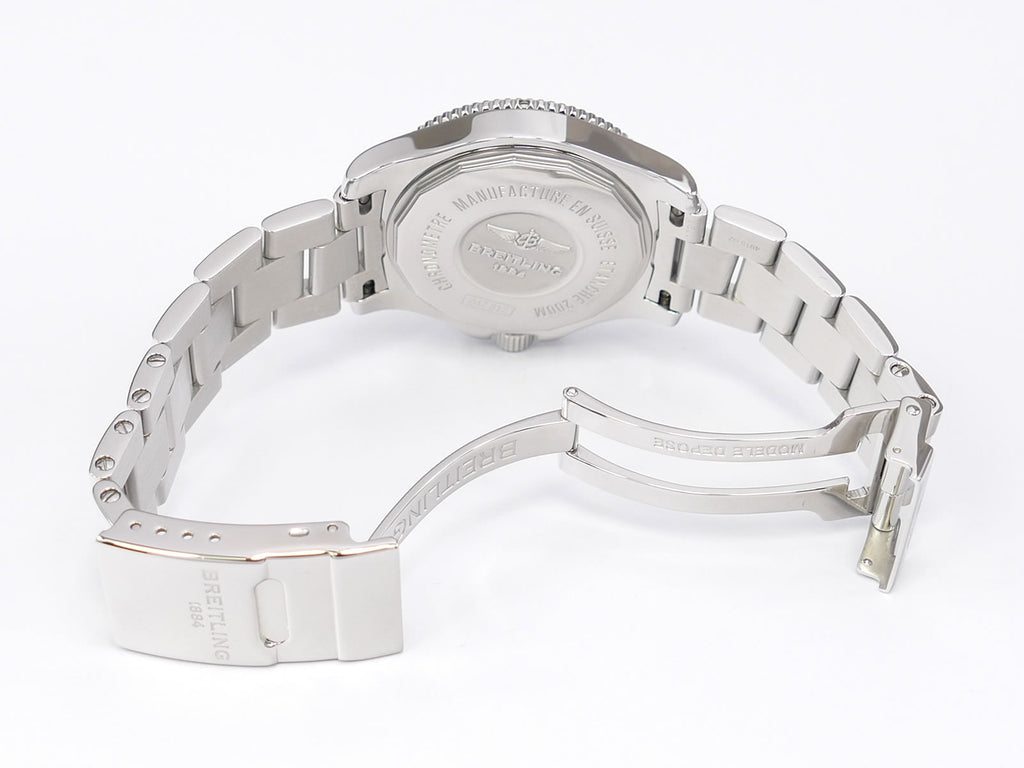Breitling SuperOcean II stainless steel folding clasp A17312