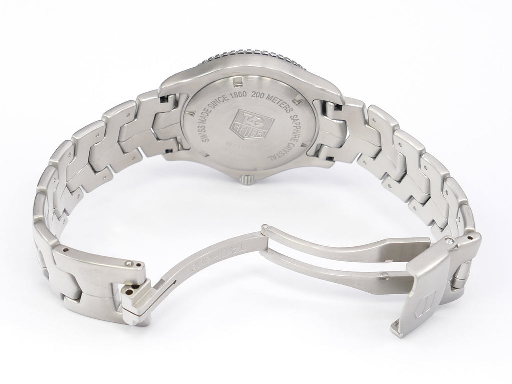 TAG Heuer Link WJ1111 stainless steel folding clasp
