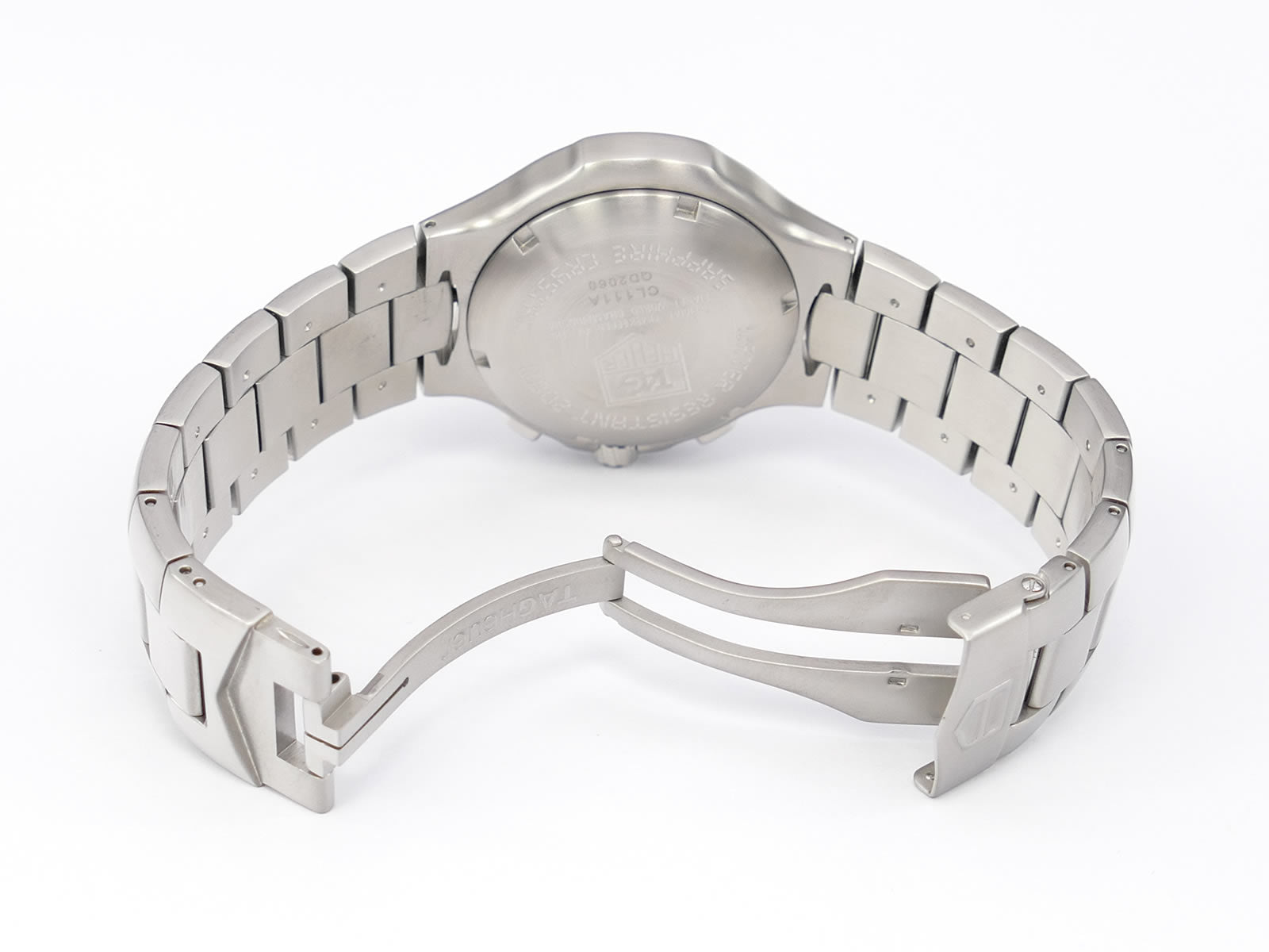 TAG Heuer Kirium F1 CL111A stainless steel folding clasp