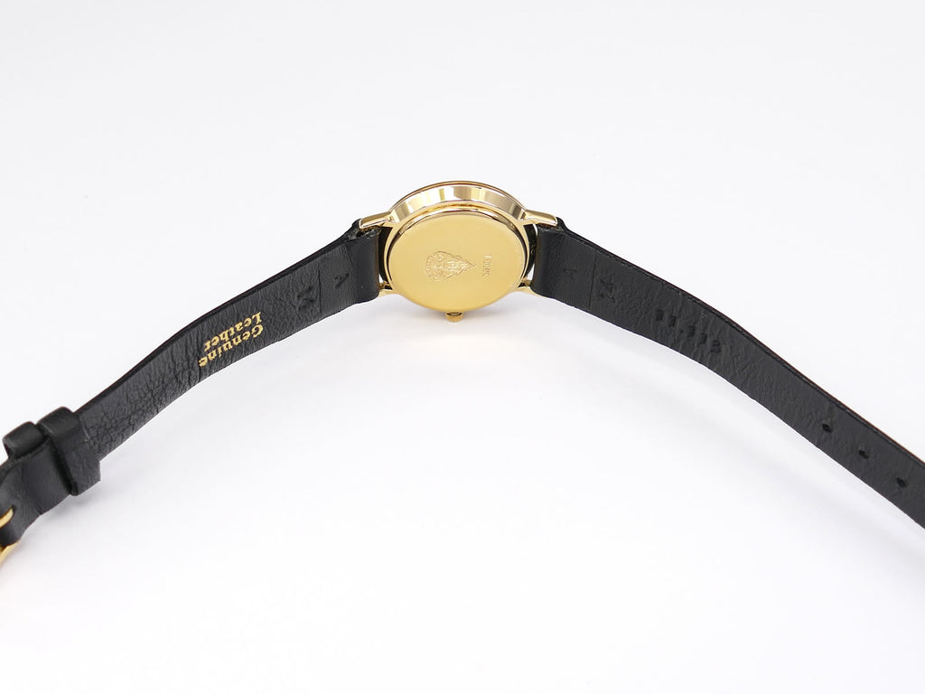 Gucci 3000L two piece black leather strap