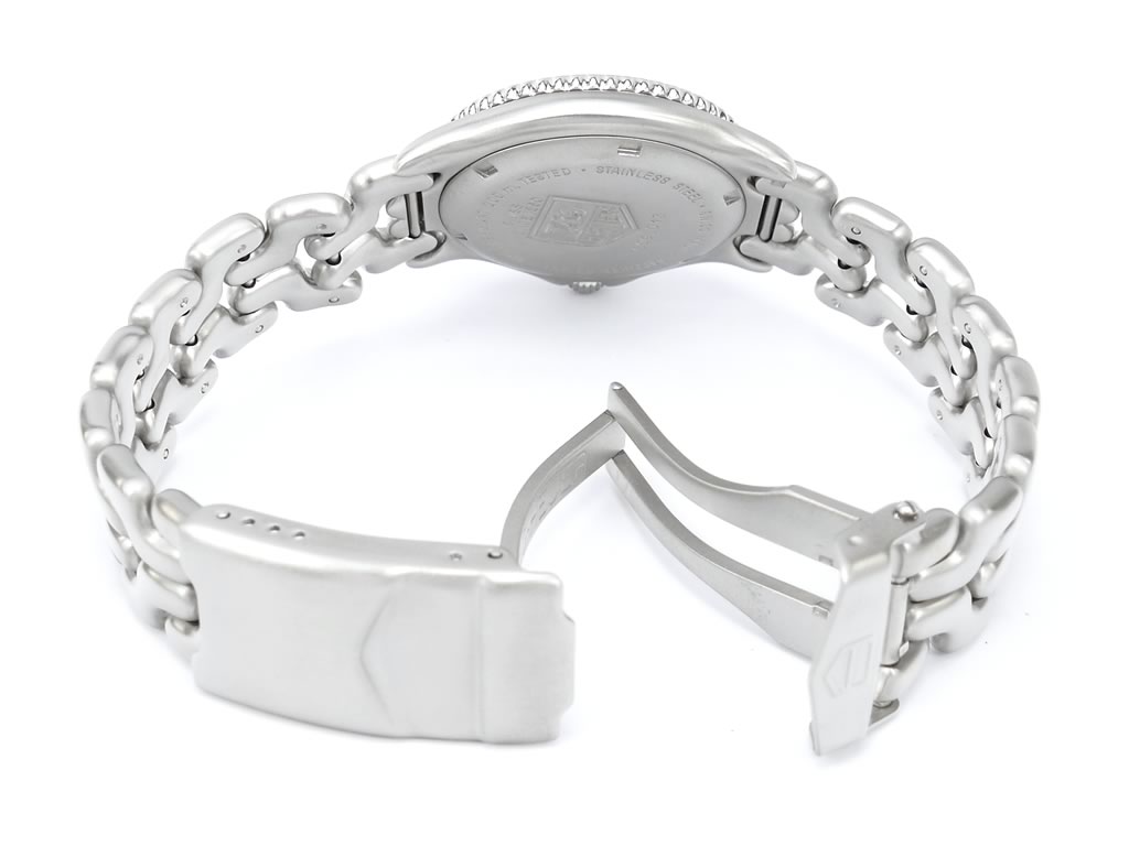 TAG Heuer SEL Series S99.013 folding clasp with security clasp