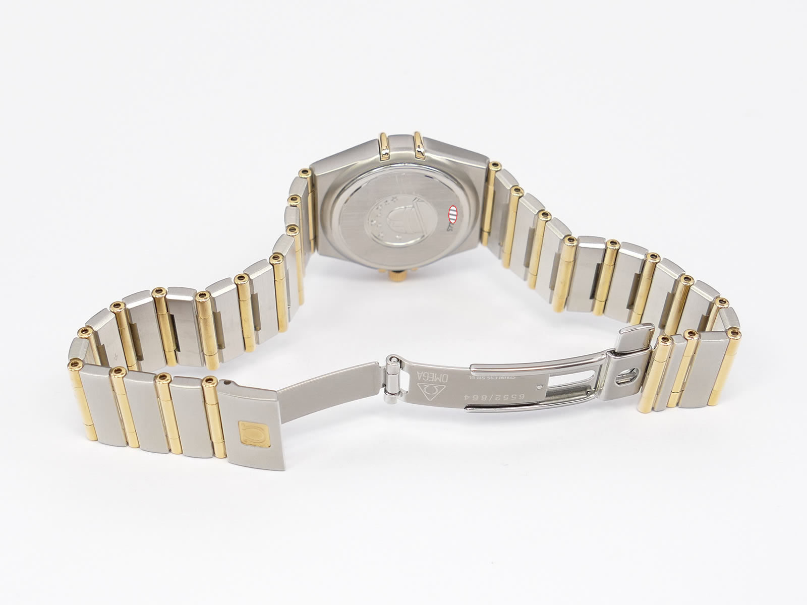 Omega Constellation 1272.30.00 stainless steel fold and slide clasp