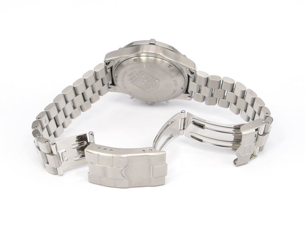 TAG Heuer 2000 CK1110-0 stainless steel folding clasp & wet suit expansion