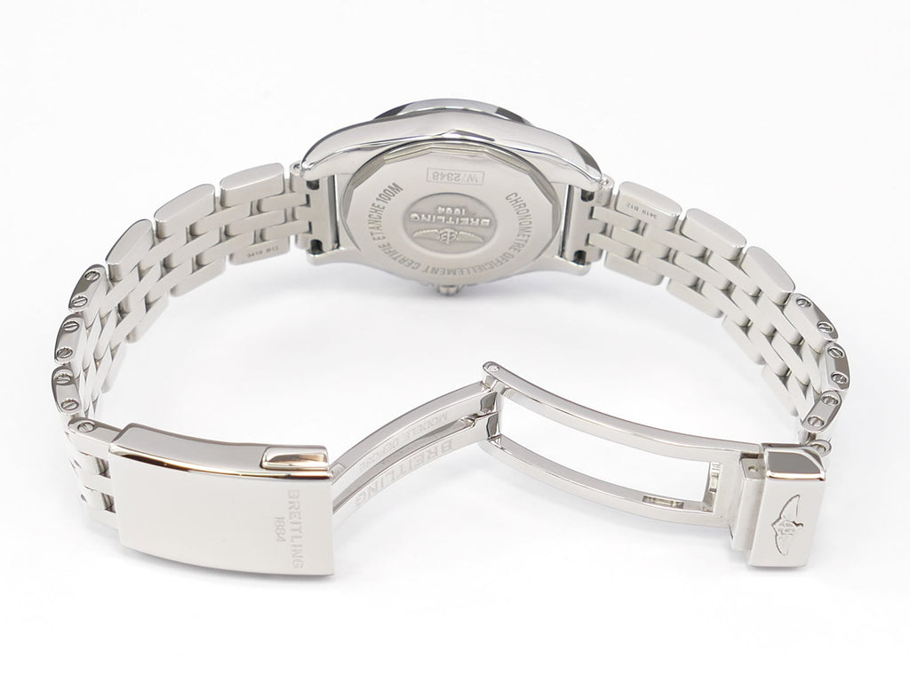 Breitling Galactic 29 Sleek W72348 stainless steel folding clasp