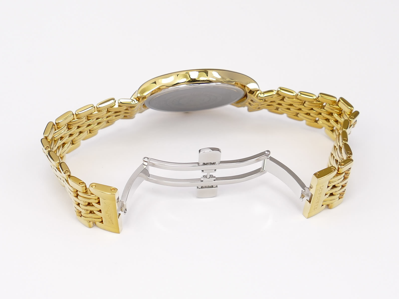 Longines Lyre L4.759.2 bi folding stainless steel clasp