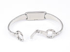 Gucci G-Line 109 Stainless Steel bangle clip