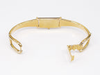 Gucci 1500L 18k Gold Plated Bangle clip