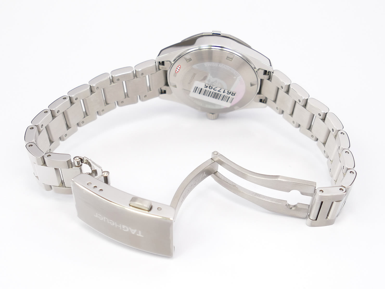 TAG Heuer Aquaracer WBD1314 stainless steel folding clasp with wet suit expansion