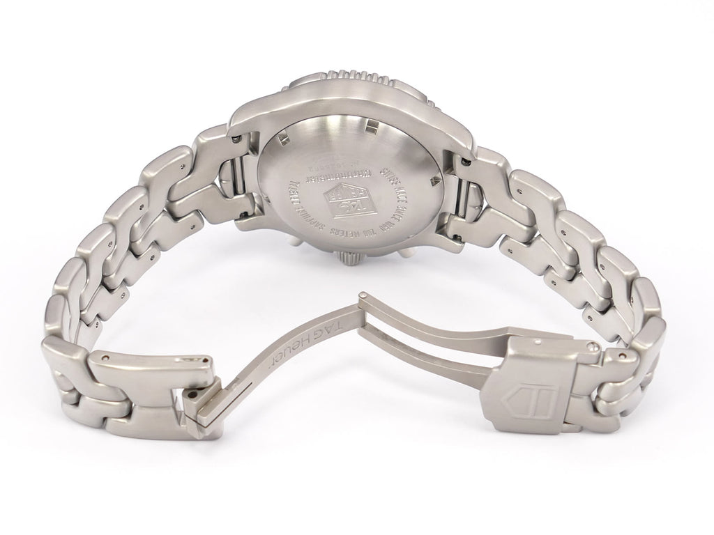 TAG Heuer Link Chronograph CT5110 stainless steel folding clasp