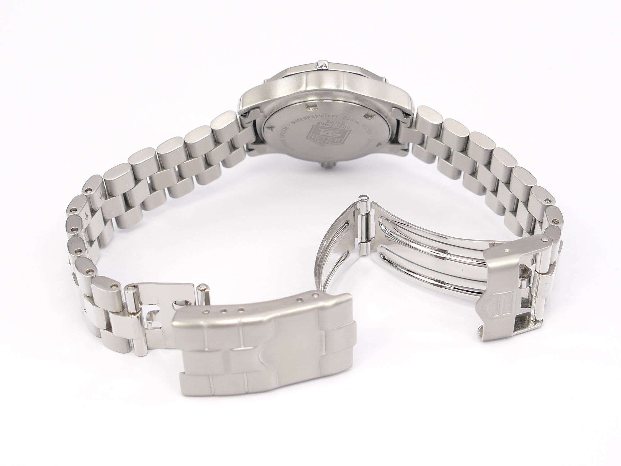 TAG Heuer 2000 WK1313-0 stainless steel folding clasp